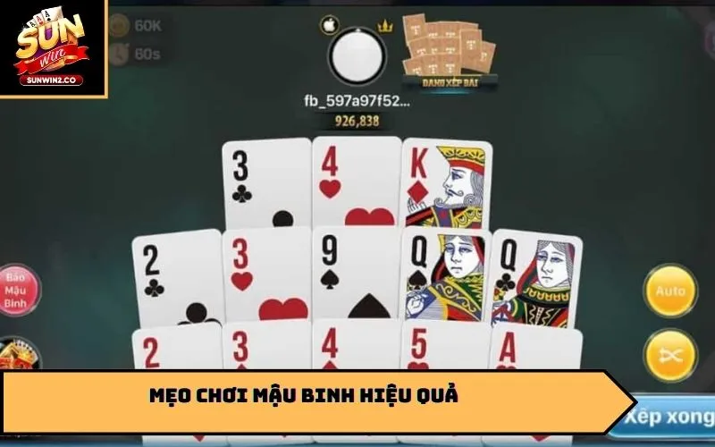 Mẹo chơi mậu binh hiệu quả