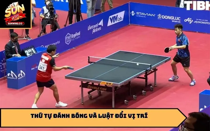 Thứ tự đánh bóng và luật đổi vị trí