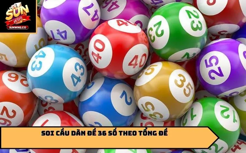 Soi cầu dàn đề 36 số theo tổng đề